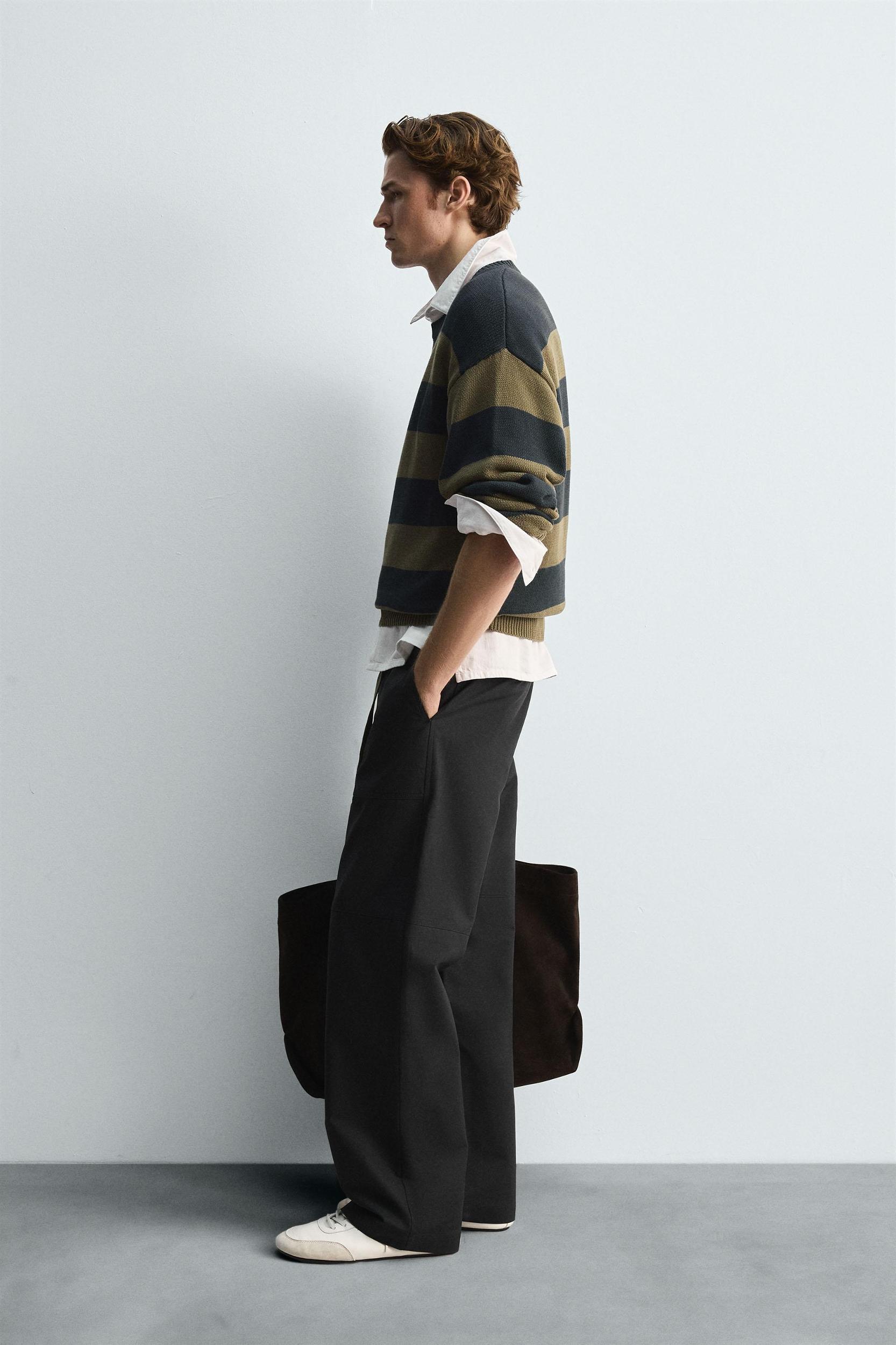 REGULAR FIT POCKET PANTS Product Image