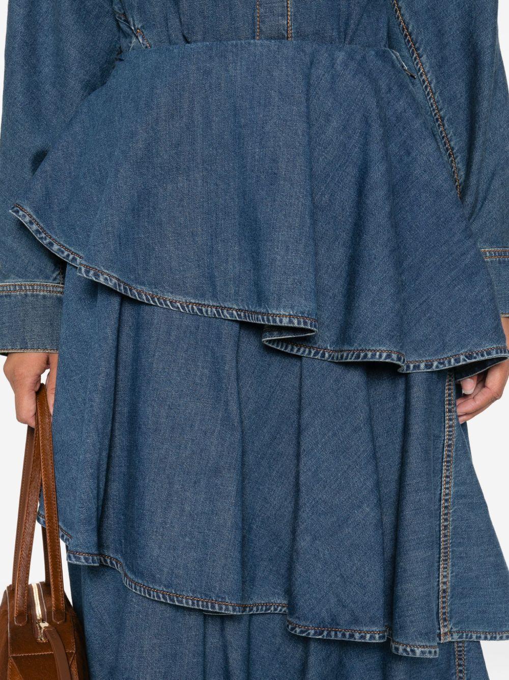 ruffled tiered skirt Product Image