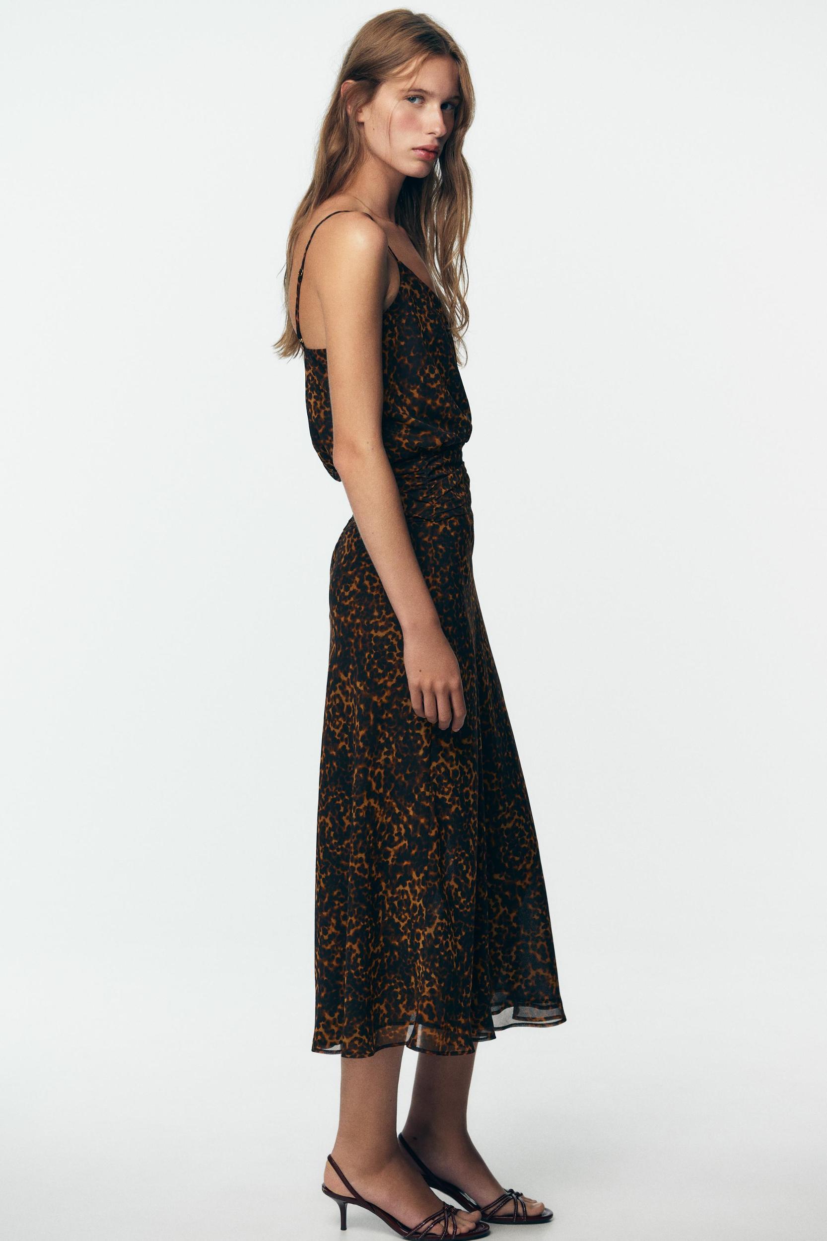 ANIMAL PRINT MIDI DRESS Product Image