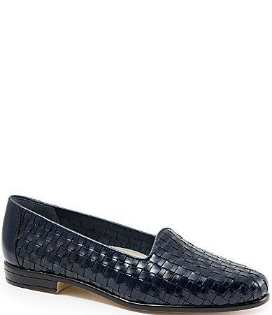 Trotters Liz Woven Leather Slip Product Image