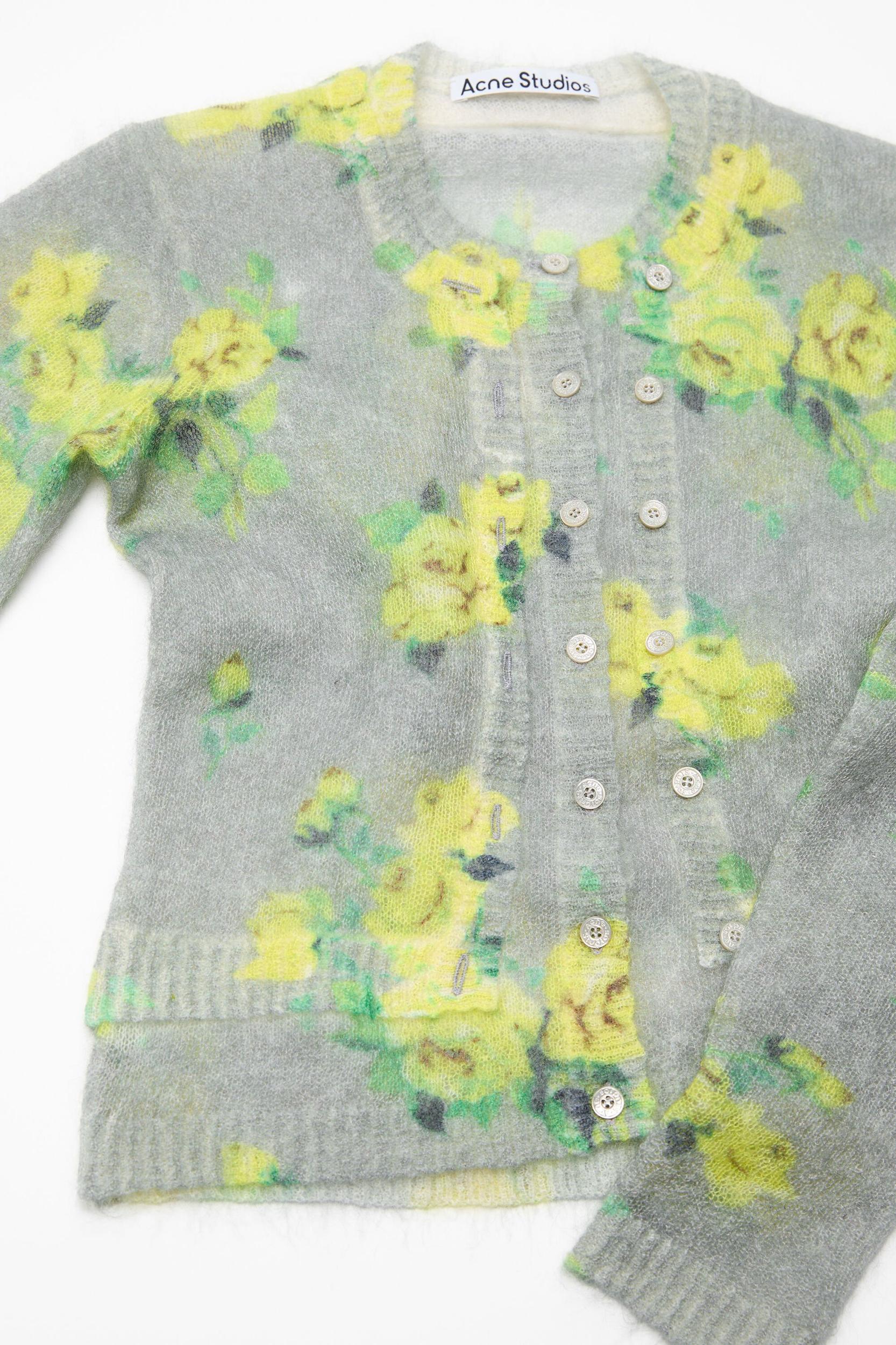 Layered mohair cardigan Product Image