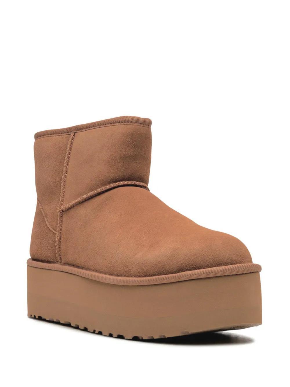 Classic Mini Platform "Chestnut" boots Product Image