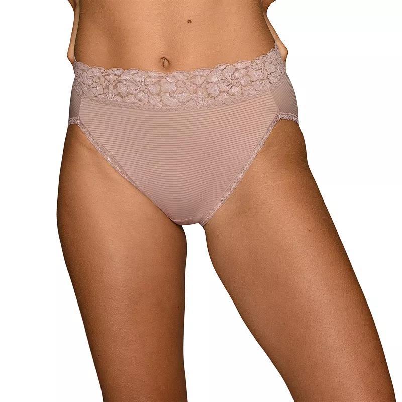 Womens Vanity Fair Lingerie Flattering Lace Hi-Cut Panty 13280 Product Image