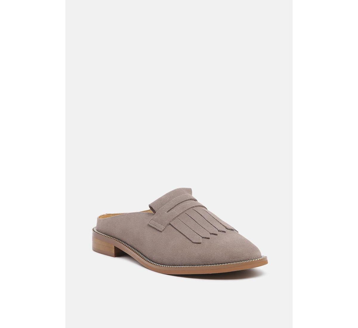 Rag & Co Lena Womens Suede Mules Product Image