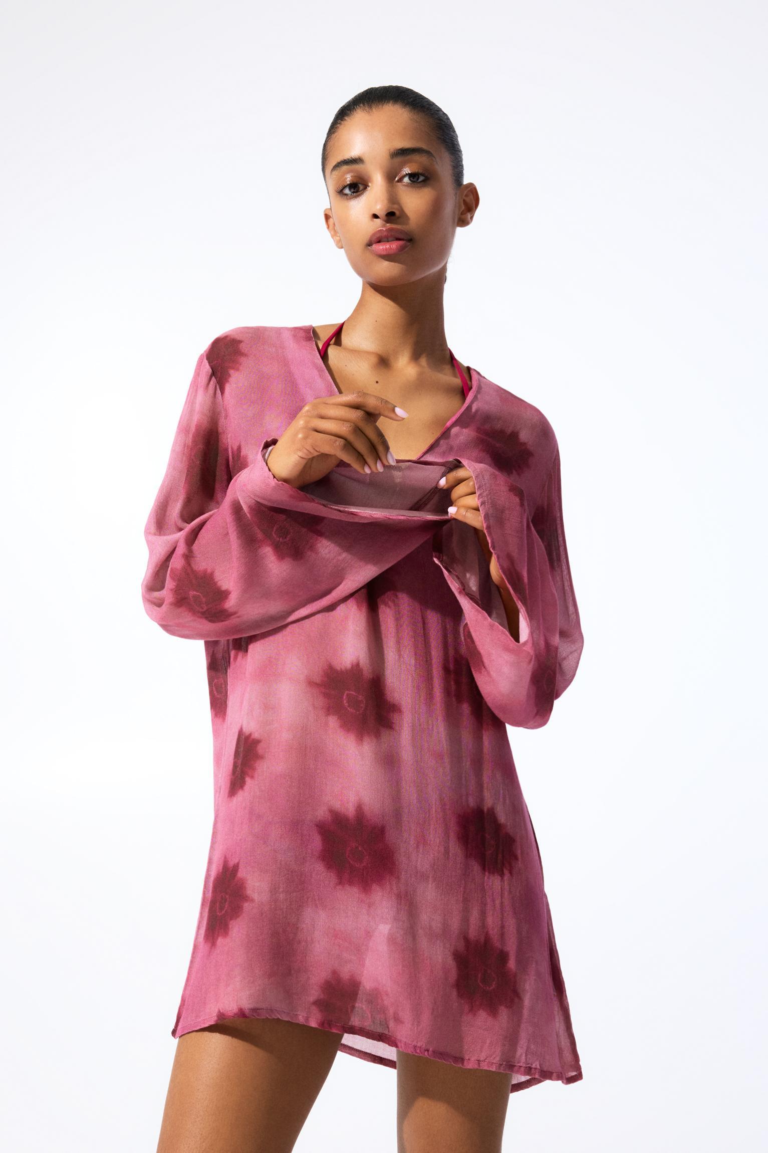 Rustic printed kaftan Product Image