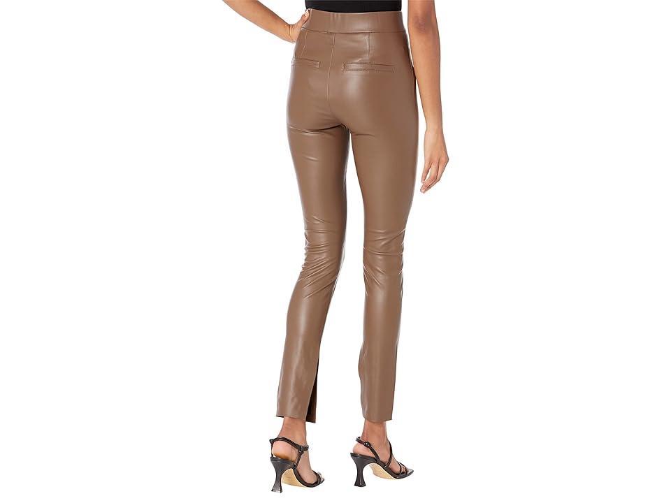 Blank NYC Leather Leggings with Slit in Love Much (Love Much) Women's Clothing Product Image