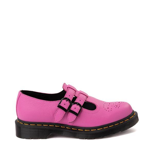 DR. MARTENS' 8065 Virginia Leather Mary Jane Shoes In Pink Product Image