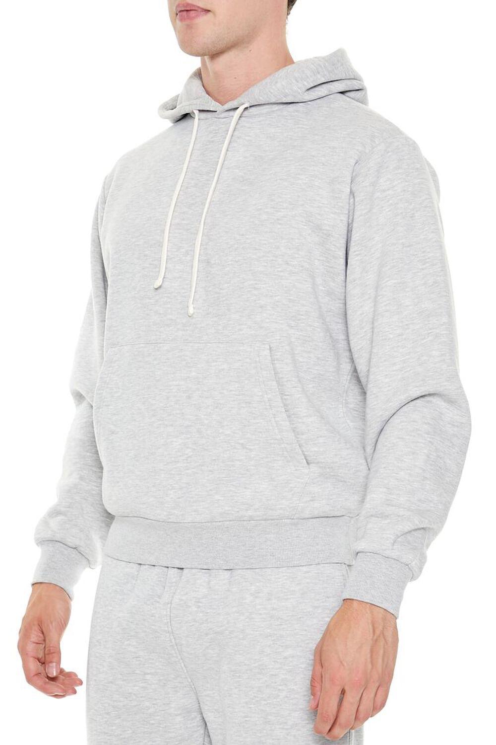 Cotton-Blend Drawstring Hoodie | Forever 21 Product Image