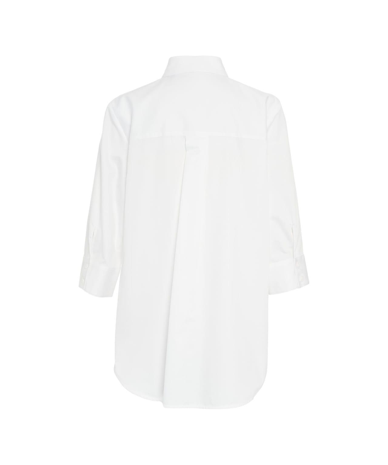 Blouse with half button placket Product Image