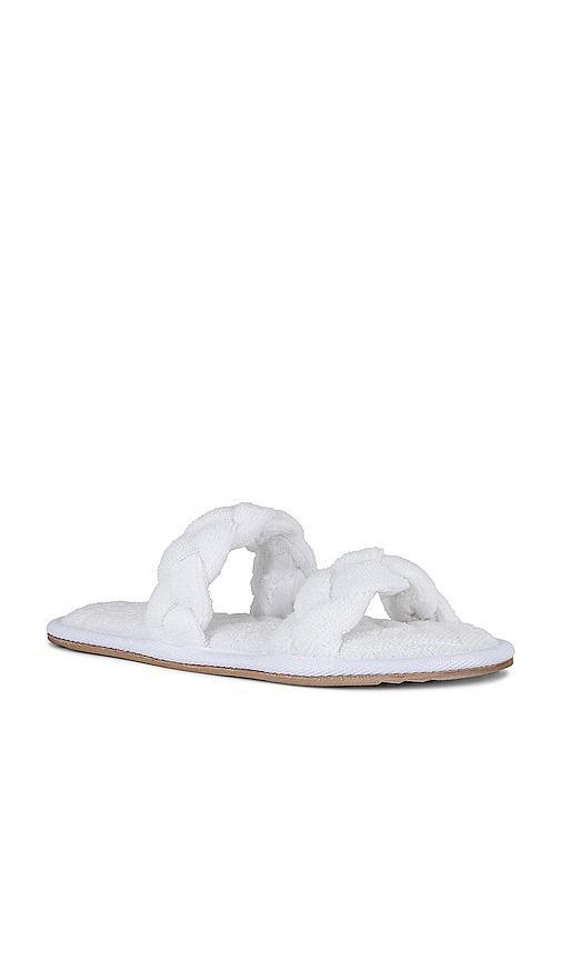 Womens Towel Terry Braided Slippers Product Image