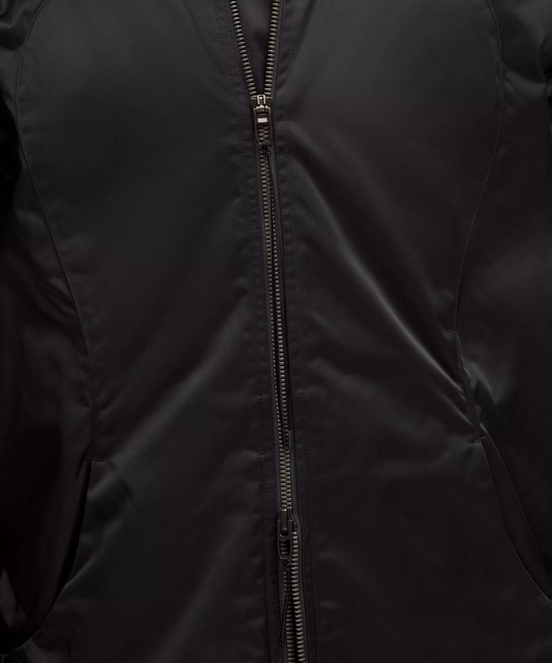 Taffeta Removable-Hood Collared Jacket *SLNSH Collection Product Image