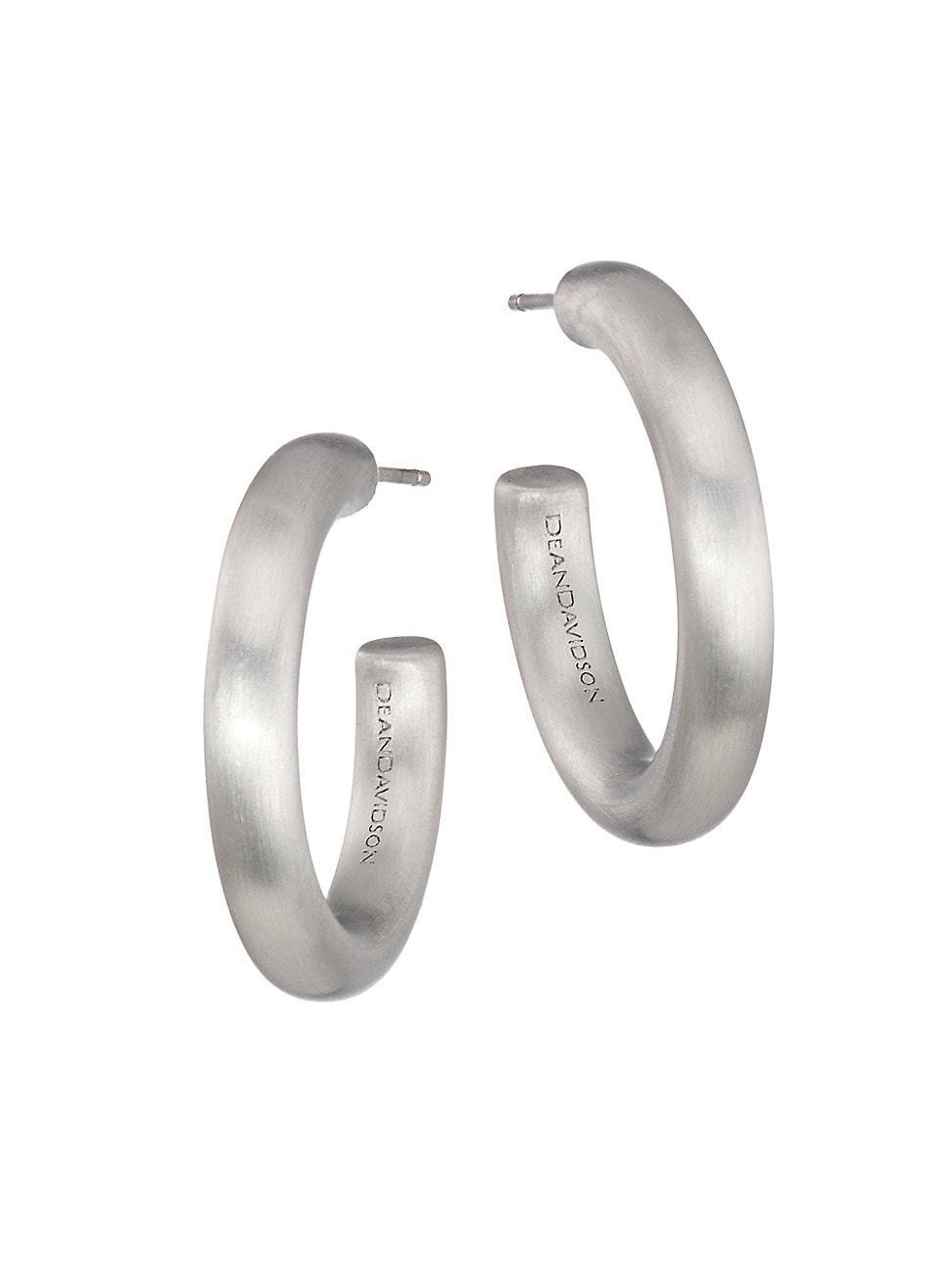 Womens Mini Dune Hoop Earrings Product Image