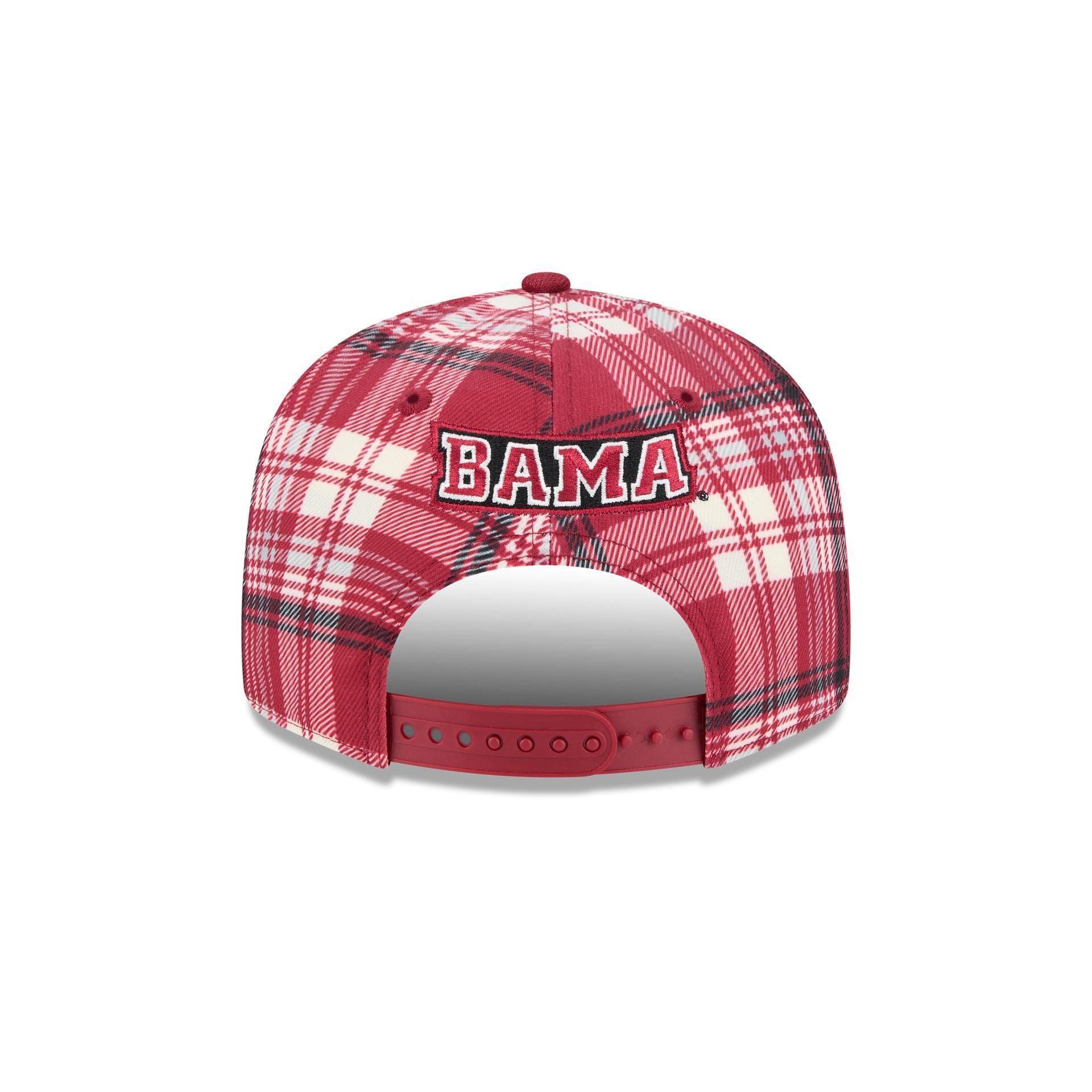 Alabama Crimson Tide Plaid 9FIFTY Snapback Hat Male Product Image