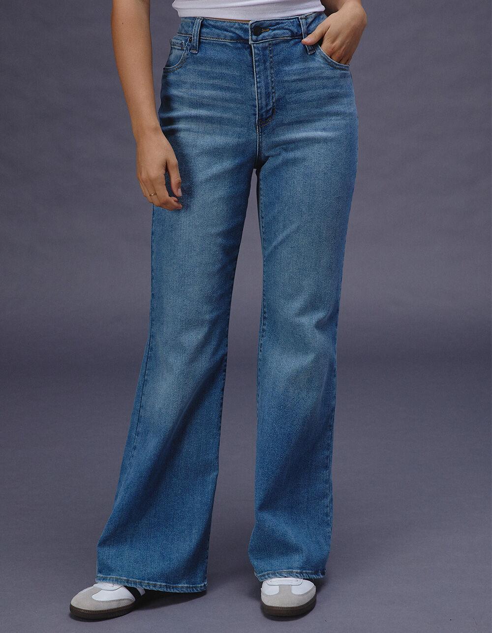 RSQ Womens High Rise Flare Jeans - MEDIUM WASH Product Image