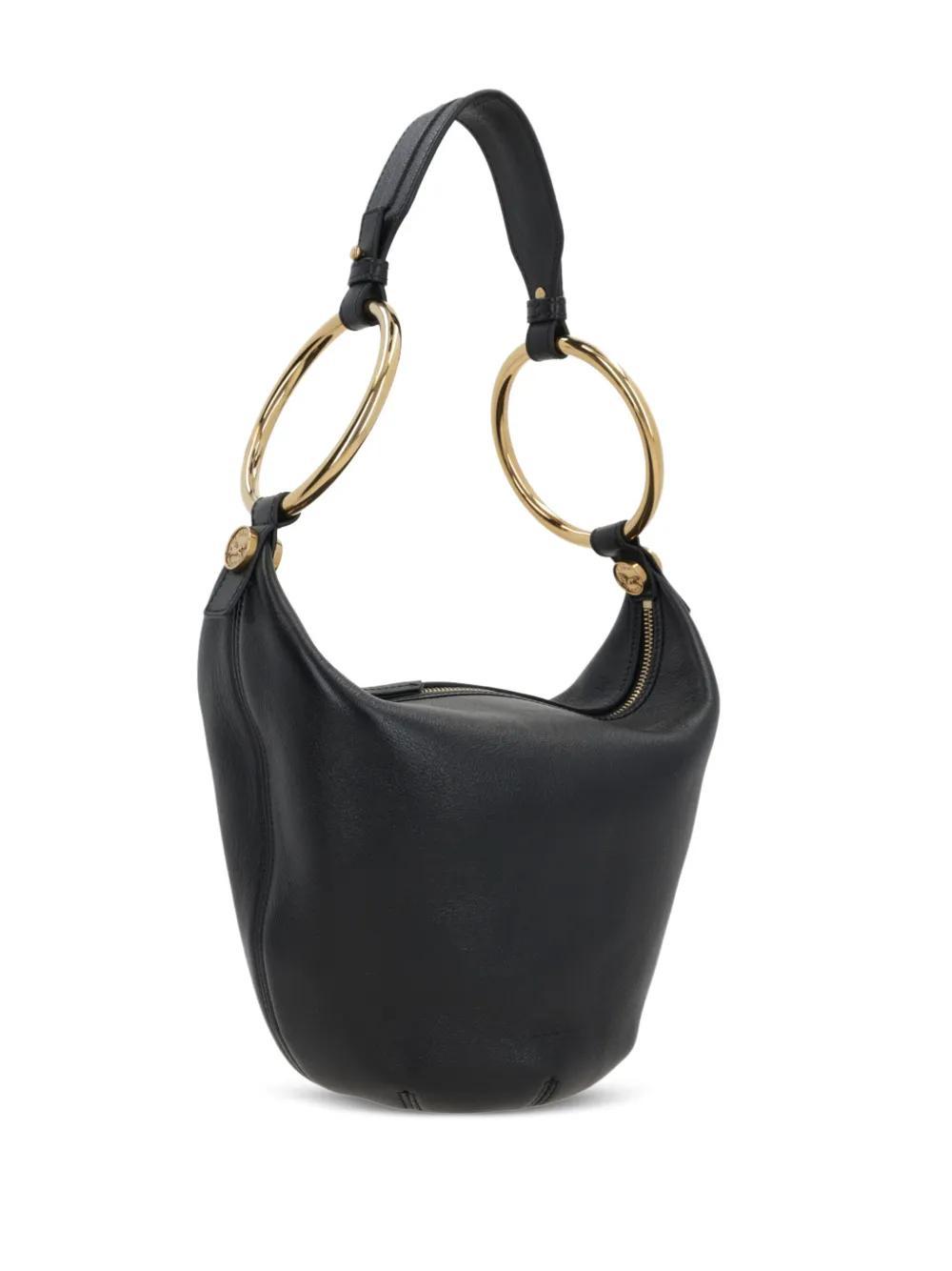 CHLOÉ Leather Tote Bag In Black Product Image