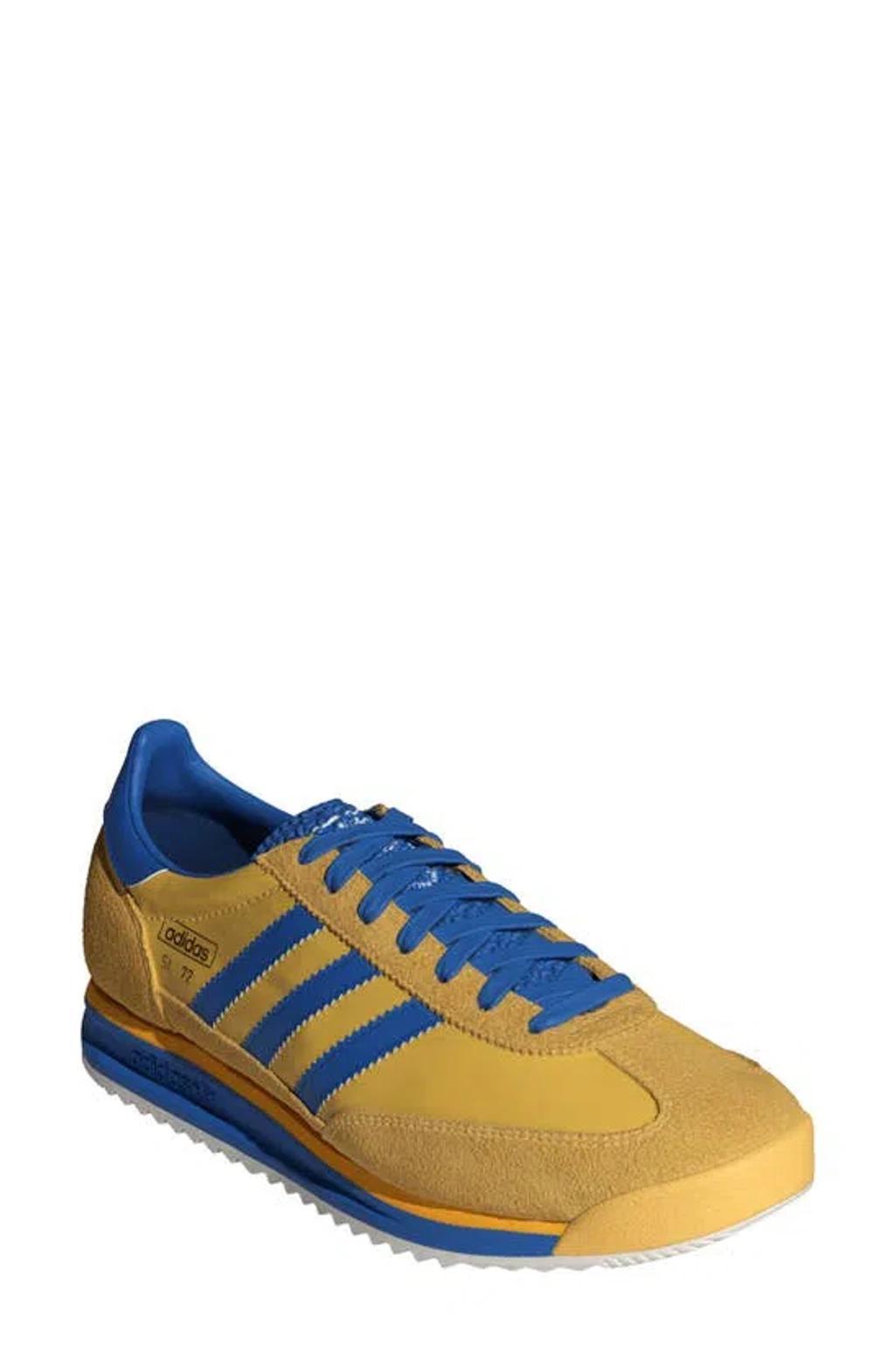 ADIDAS ORIGINALS Gender Inclusive Sl 72 Rs Sneaker In Core White/bright Royal/utility Yellow Product Image