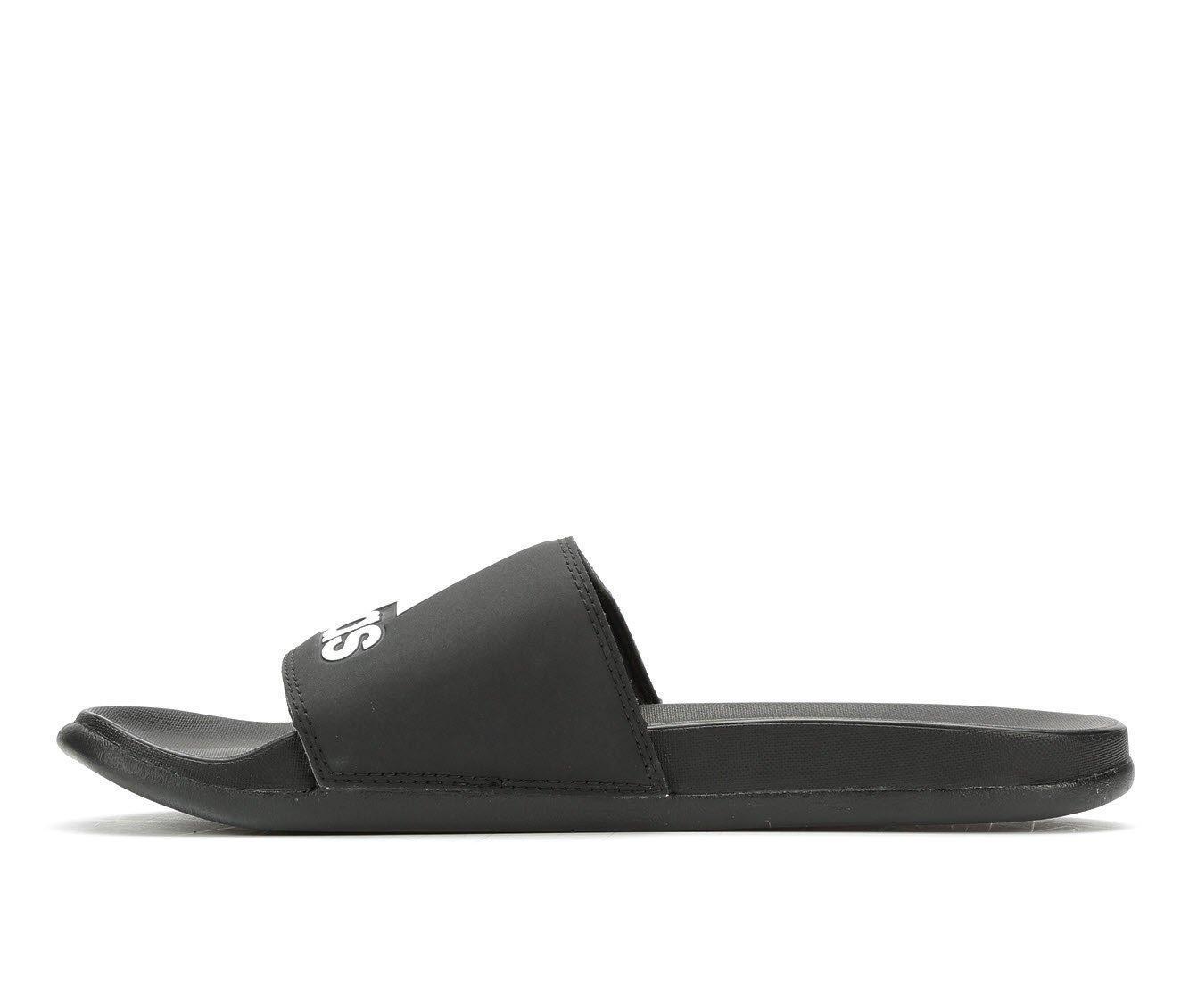 Men's Adidas Adilette Cloudfoam + Logo Sport Slides Product Image