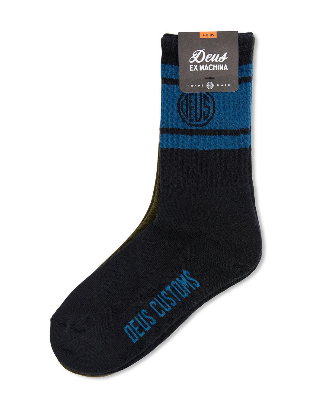 Pill Logo Sock - 2 Pack Multi Product Image
