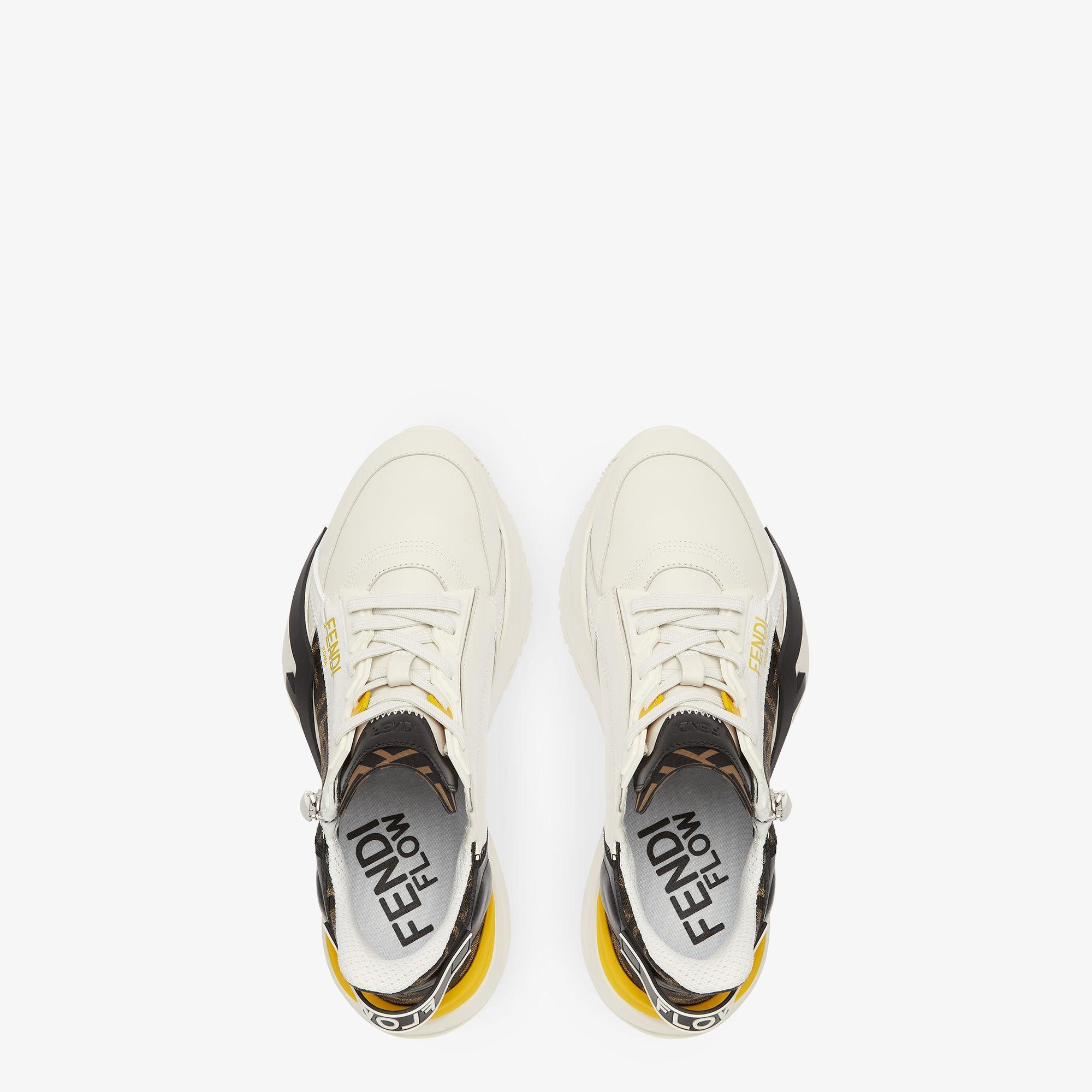 Fendi Flow SneakersWhite leather low-tops Product Image