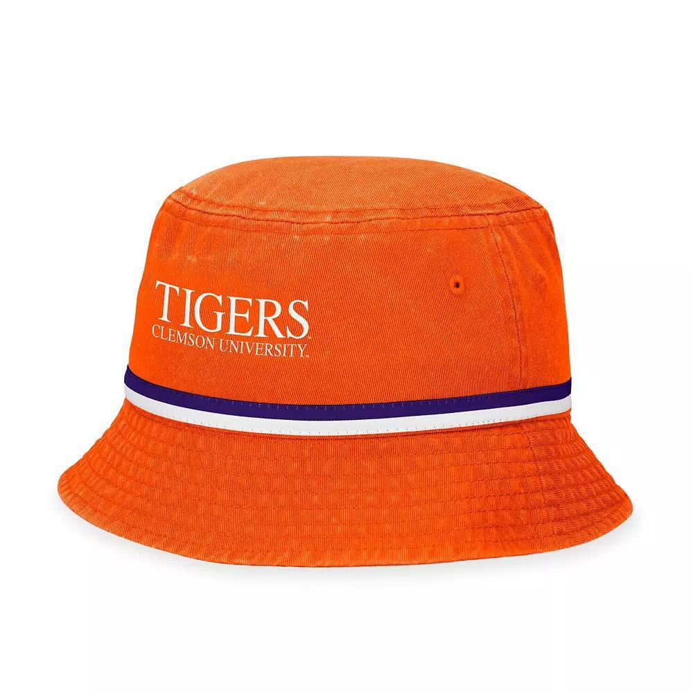 Men's Top of the World Orange Clemson Tigers Ace Bucket Hat Product Image