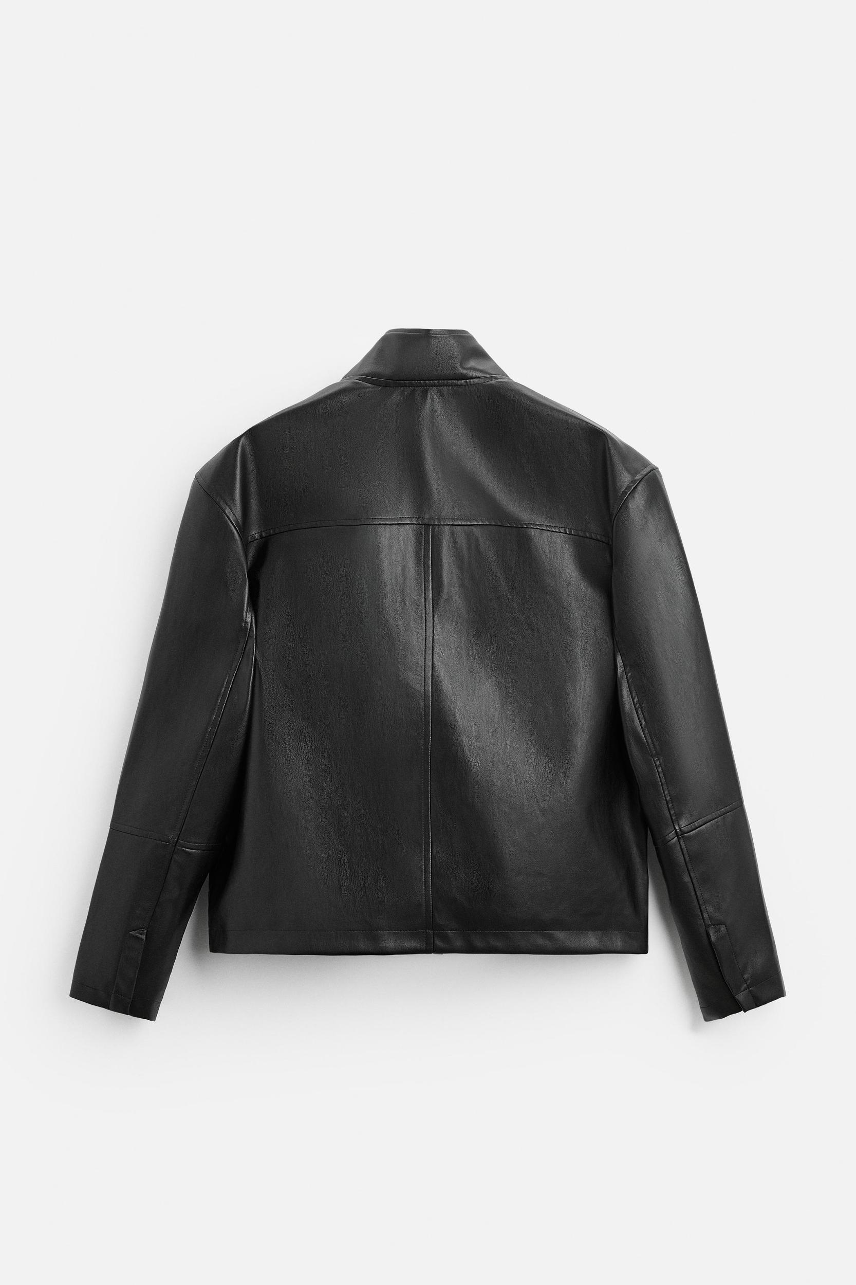 FAUX LEATHER JACKET Product Image