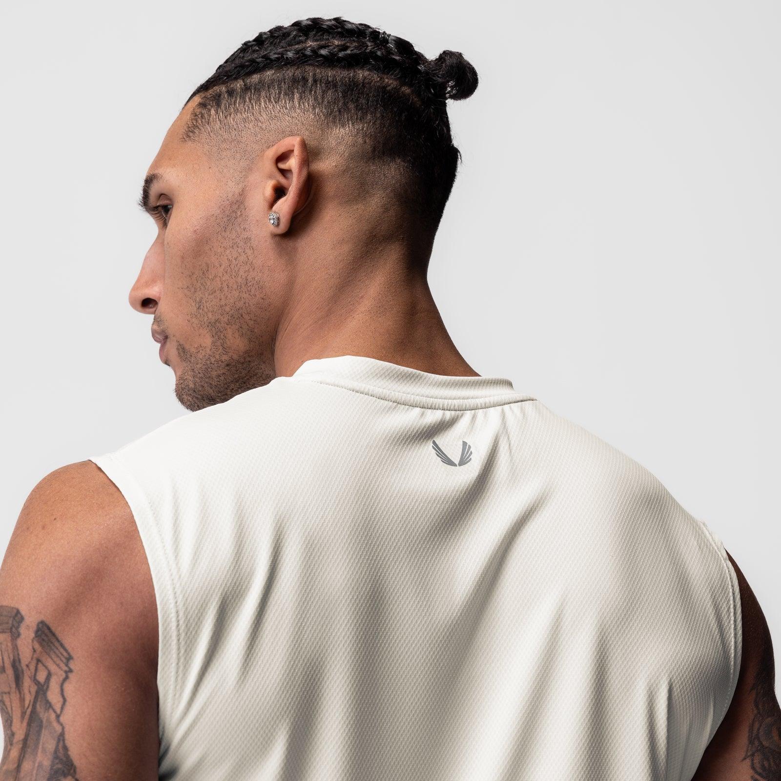 0757. AeroSilver® Cutoff Tank - White Product Image