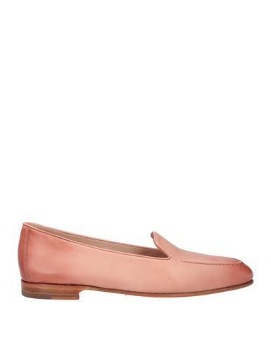 SANTONI Woman Loafers Antique Rose Size 11 Leather In Pink Product Image