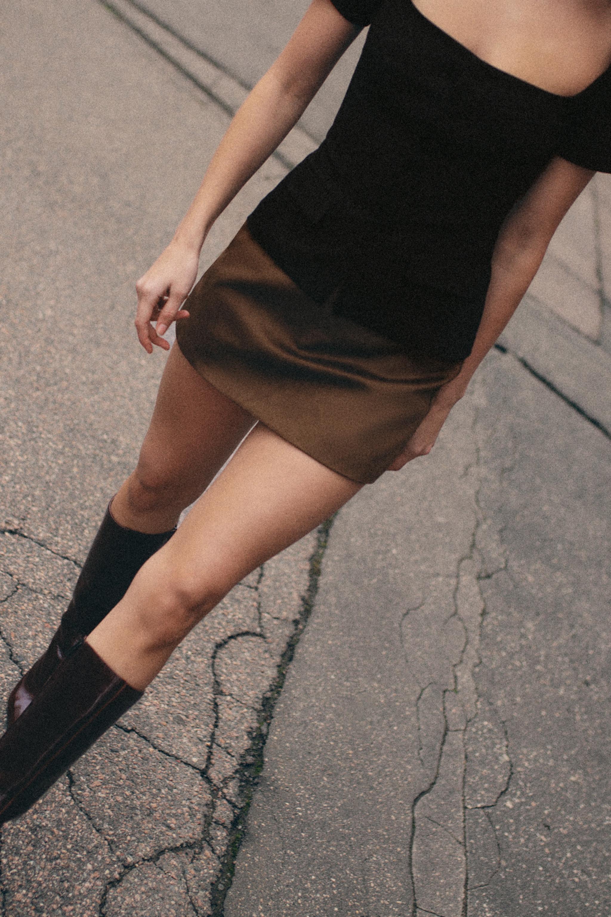 FAUX SUEDE SKORT Product Image