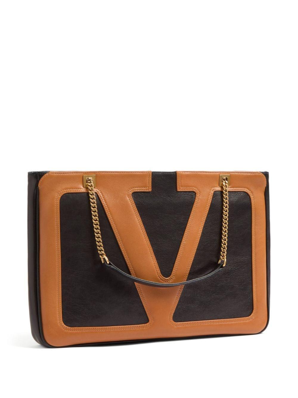 medium Viva Superstar leather tote bag Product Image