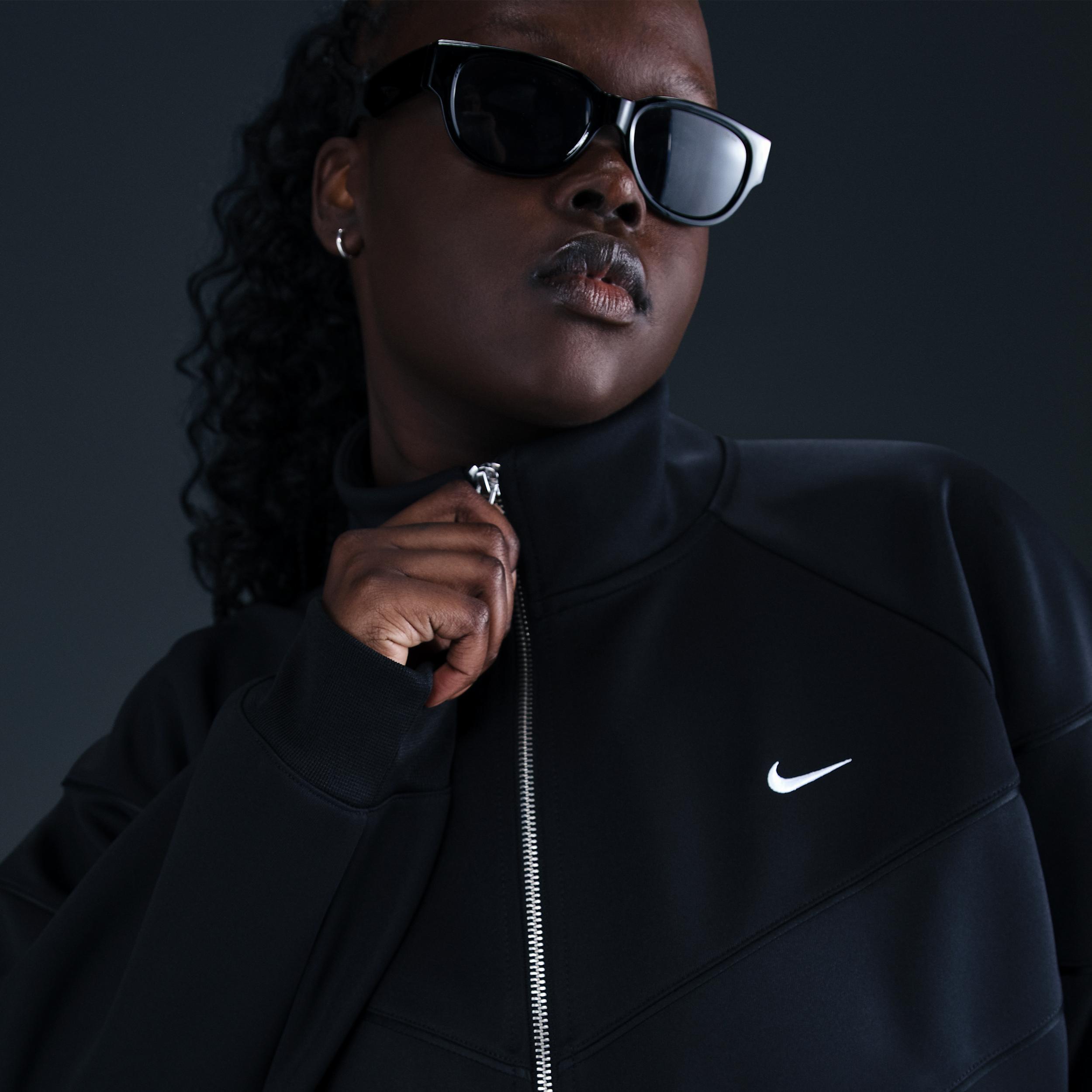 Womens Nike Sportswear Windrunner Knit Jacket (Plus Size) | HJ0977-010 Product Image