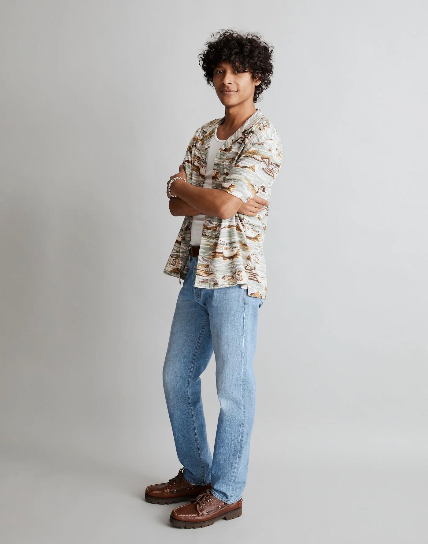 Boxy Short-Sleeve Shirt Product Image