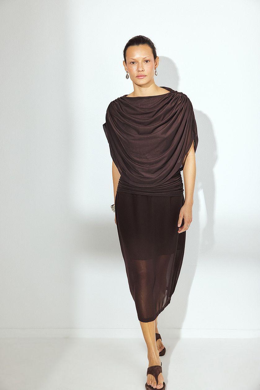 Draped Cape Top Product Image