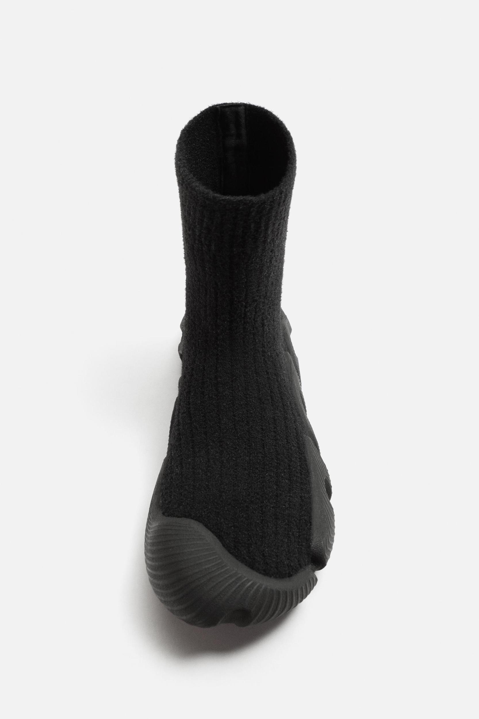 FABRIC HIGH-TOP SNEAKERS Product Image