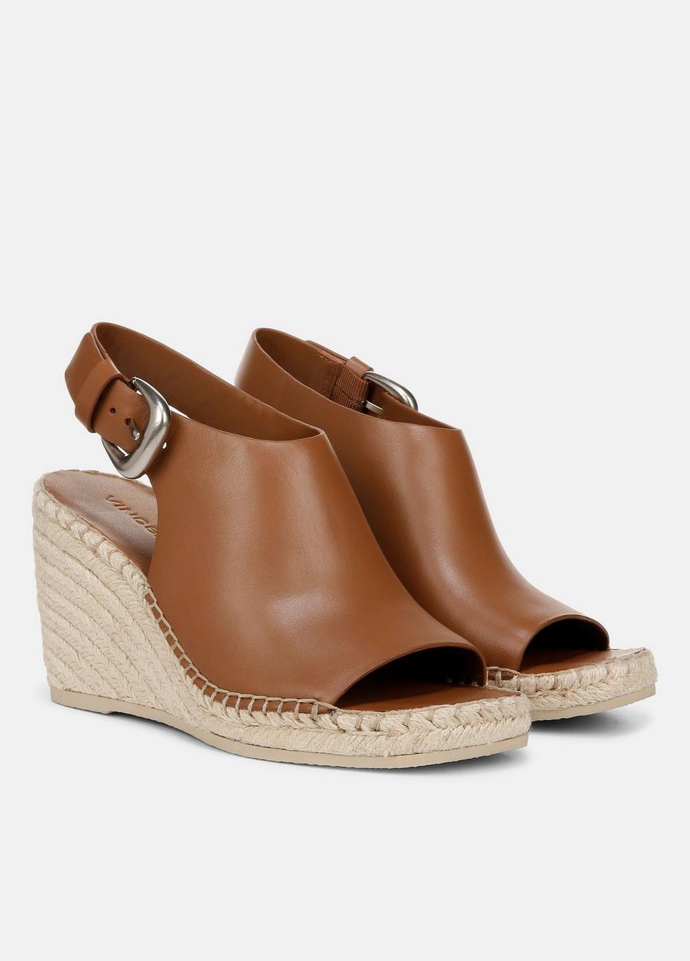 Gabriela Leather Wedge Espadrille Sandal Product Image