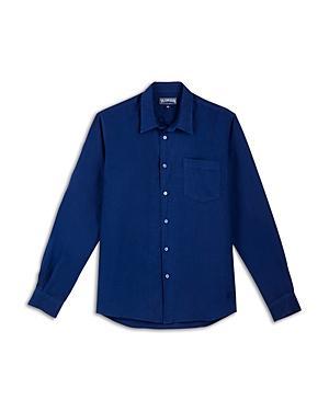 Vilebrequin Men's Solid Linen Shirt Product Image