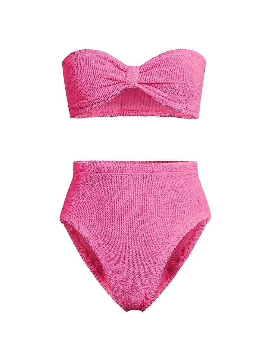 Womens Ruby Textured Bandeau Bikini Product Image