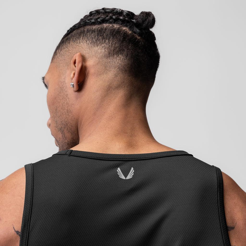 0830. AeroSilver® Tank Top - Black Product Image