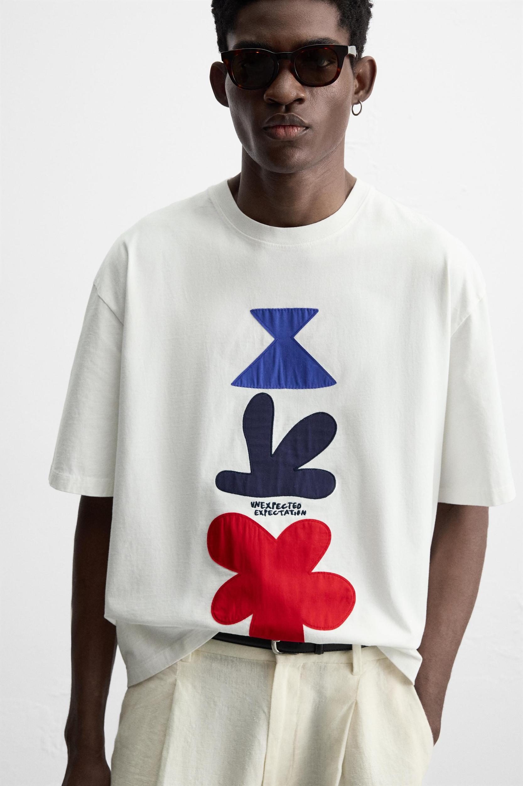 GEOMETRIC PATCH T-SHIRT Product Image
