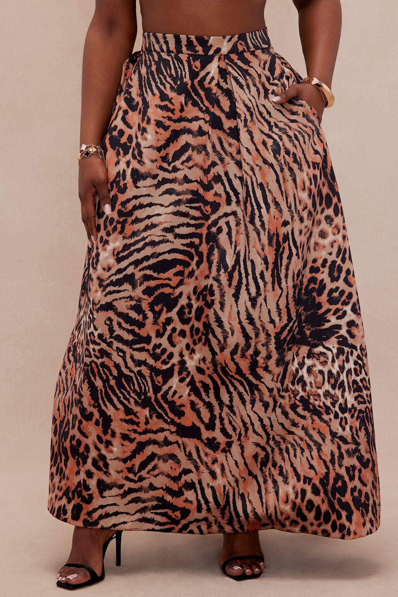 Scarlett Leopard Skirt - Leopard Product Image