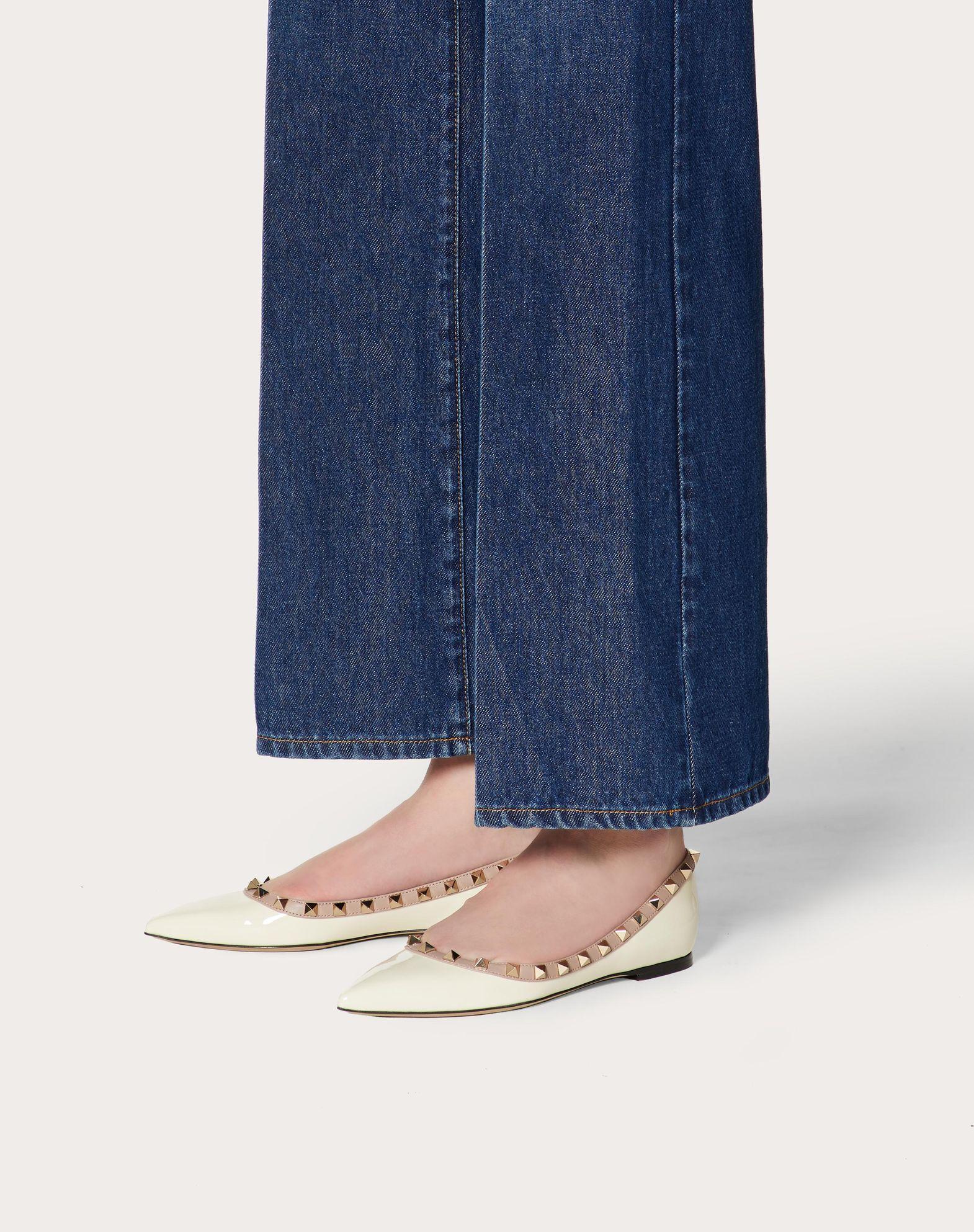 Patent Rockstud Ballet Flat Product Image