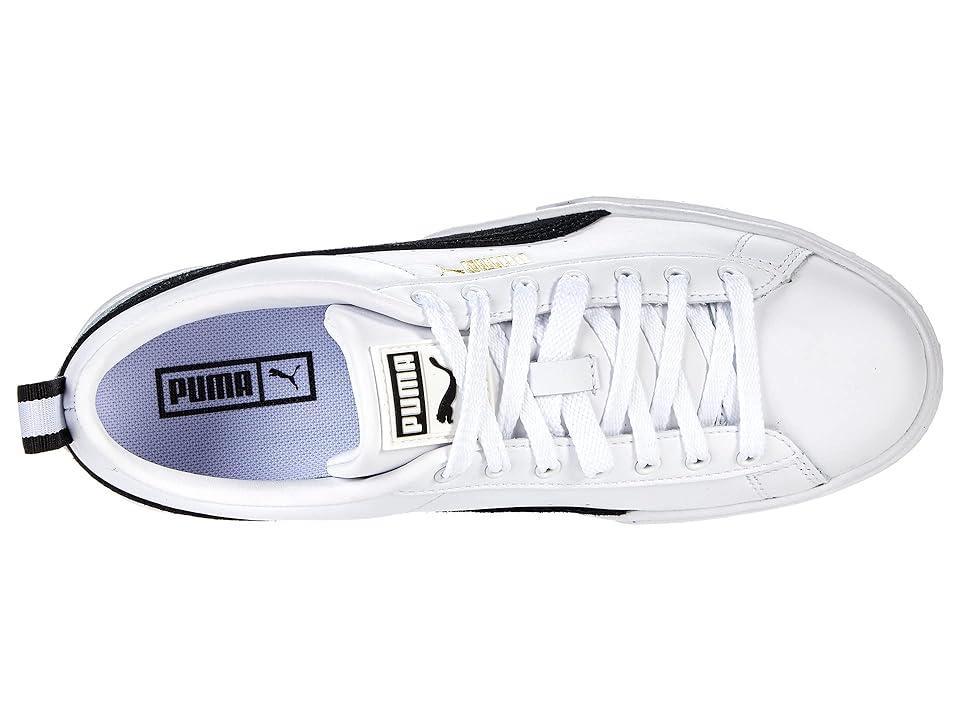 PUMA Womens PUMA Mayze Leather - Womens Shoes White/White Product Image