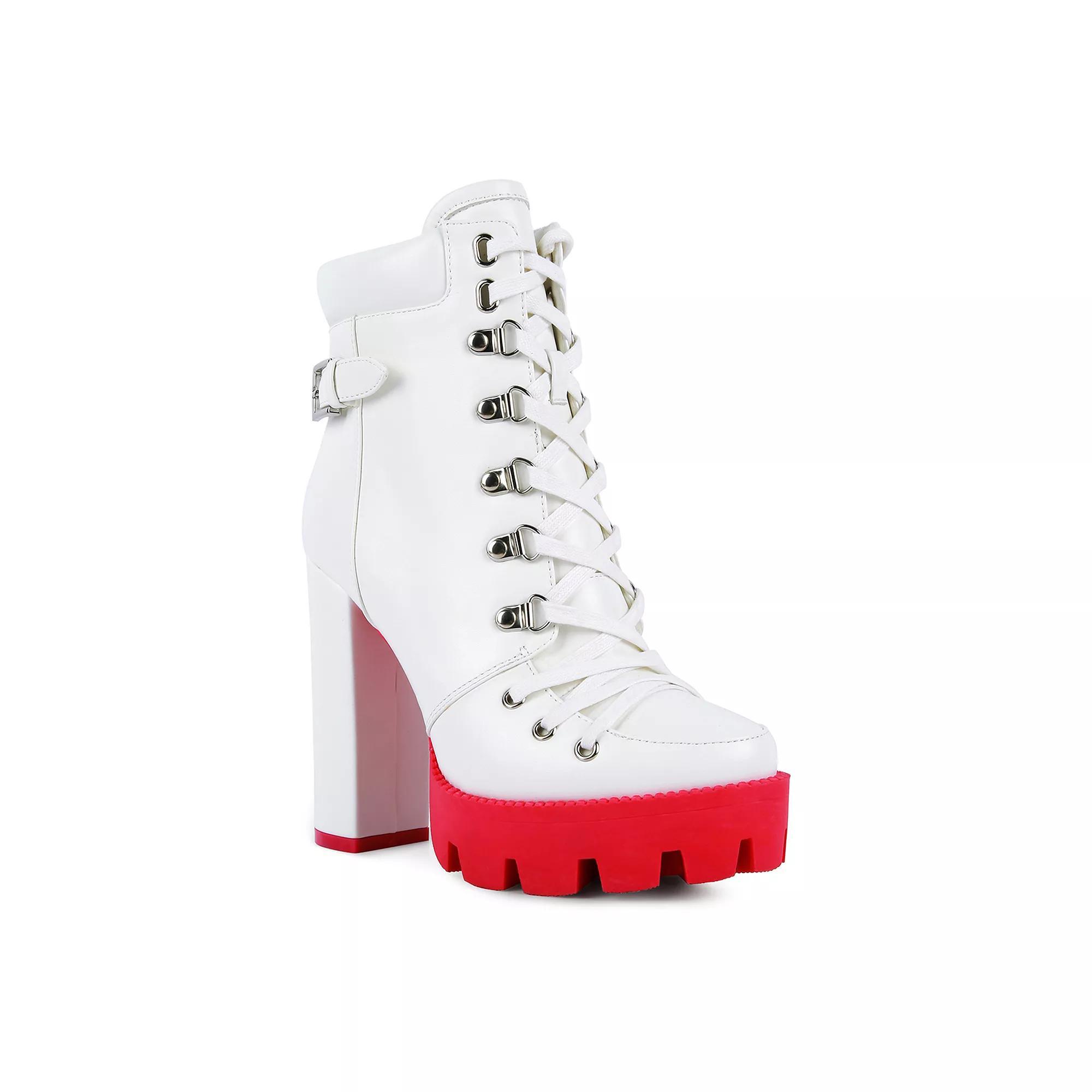 London Rag Willow Women's Platform Ankle Boots,  Product Image