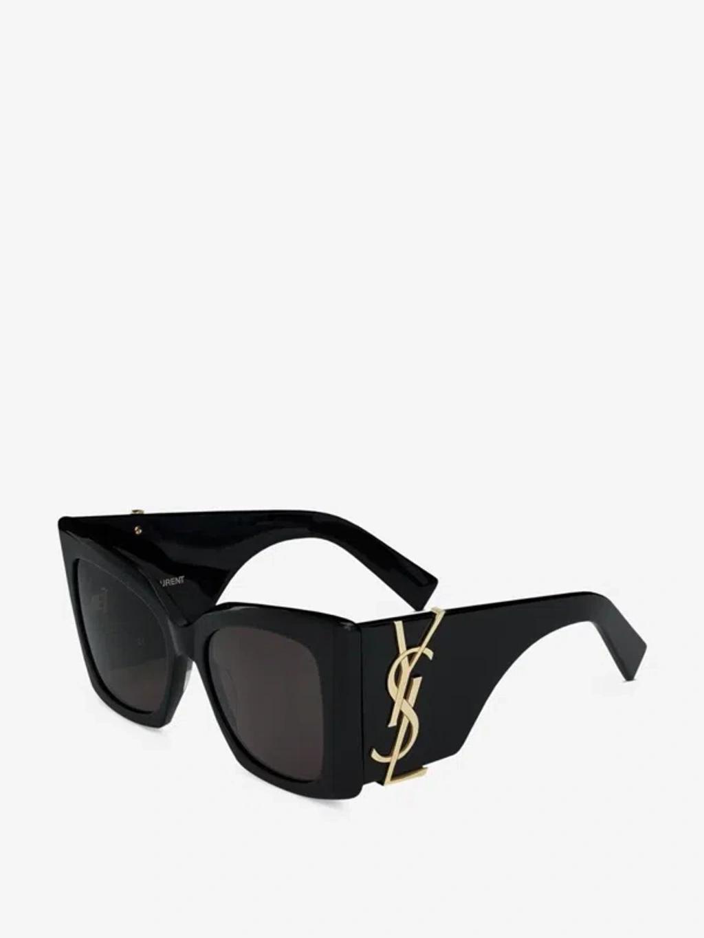 SAINT LAURENT Sl M119 Blaze Sunglasses In Black Product Image