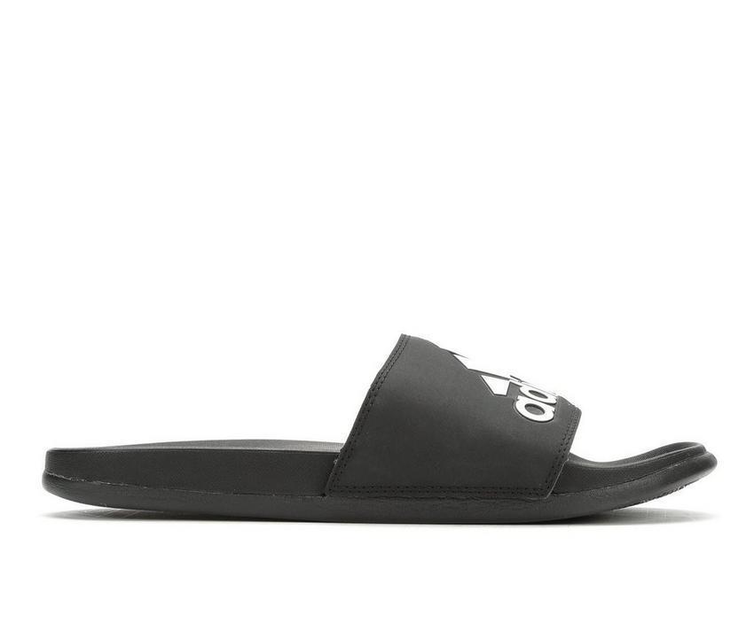 Men's Adidas Adilette Cloudfoam + Logo Sport Slides Product Image