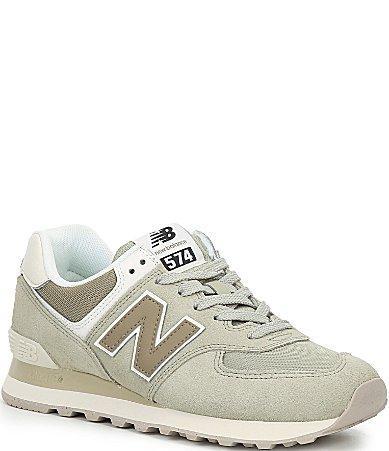 Womens New Balance 574 Athletic Shoe - Pink Granite / Moonbeam Product Image