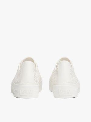 Embroidered TH Monogram Mesh Sneaker Product Image