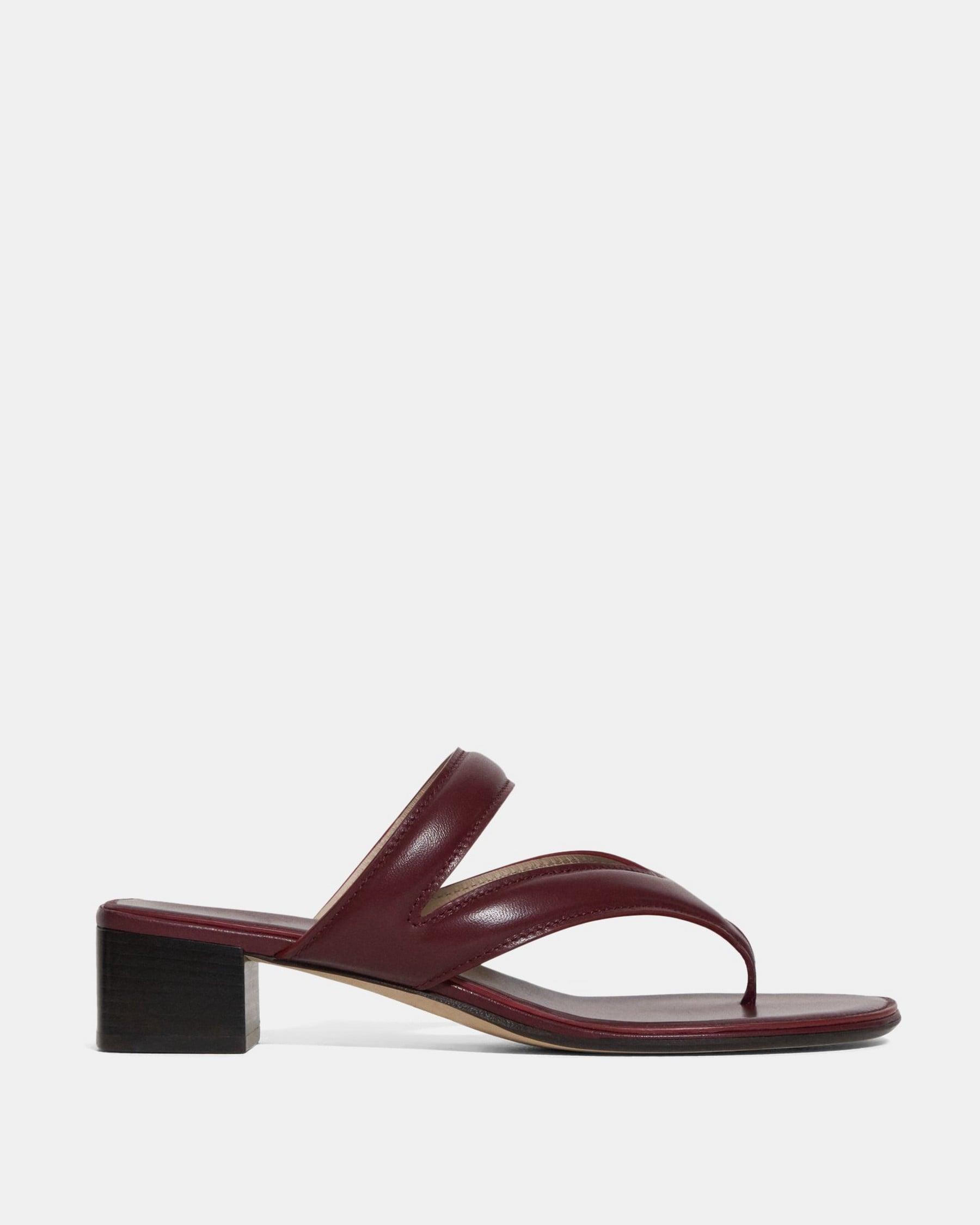 Belted Sandal in Leather Product Image