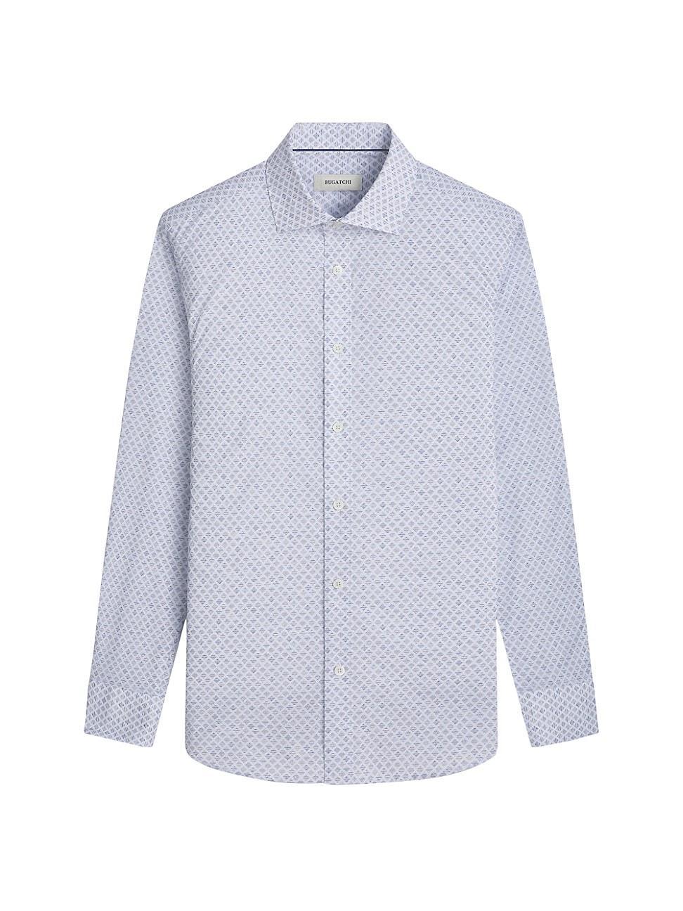 Mens Axel Micro-Geometric Sport Shirt Product Image