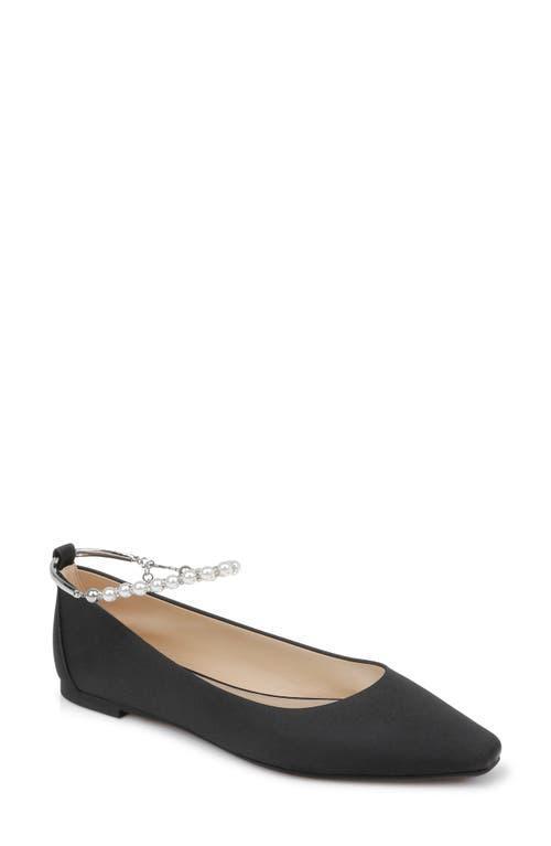 Badgley Mischka Womens London Pointed Toe Ankle Strap Flats Product Image