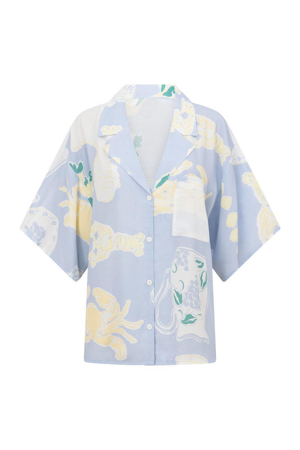 Thessy Top - Ciao Blue Product Image